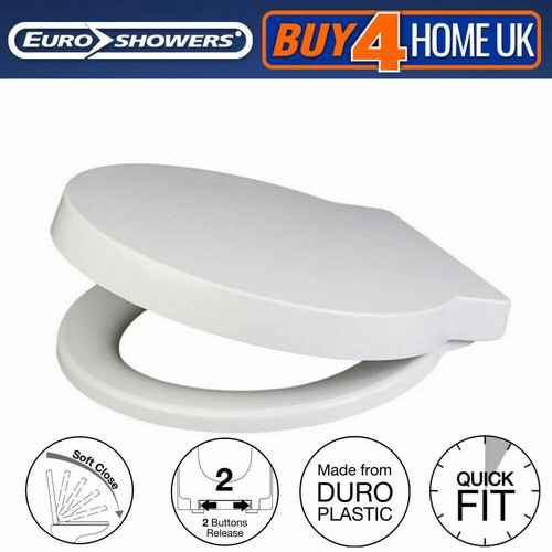 Euroshowers 83060 Round Toilet Seat White for sale online eBay