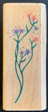 Rubber Stampede Botanical Floral Filler Small Rubber Stamp