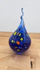 Vintage Murano Art Glass Teardrop w/Twisted Spire Top