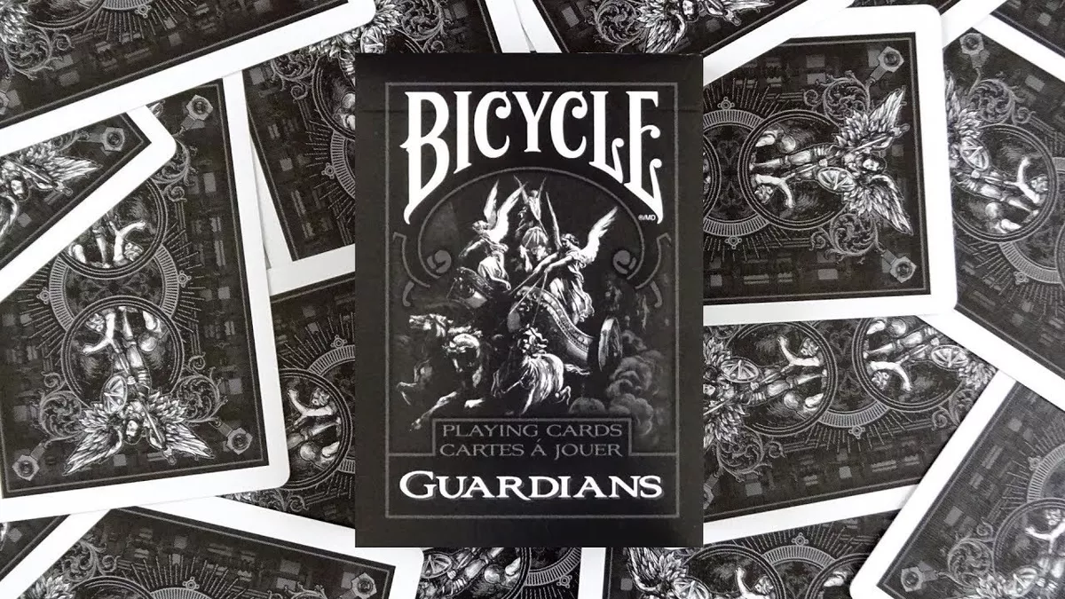 Deck Bicycle Guardians Playing Cards by Theory11 Black Magic Cardistry