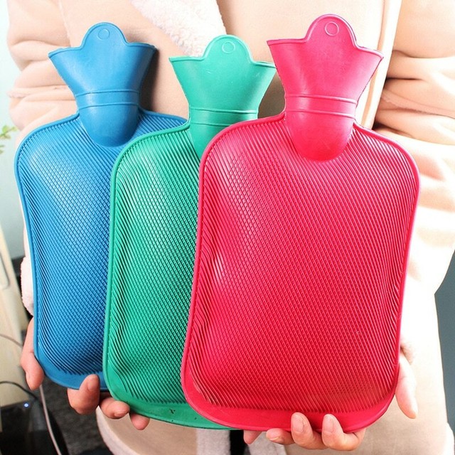 500ml Hot Water Bottle Small Rubber Travel Heating Bottle eBay