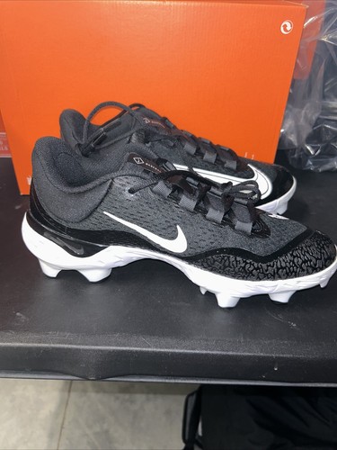 🔥SZ 8.5 Nike Alpha Huarache Elite 4 Black MCS Baseball Cleats Men’s FD6221-001 - Picture 5 of 6