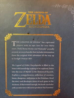 Legend of Zelda Encyclopedia by Nintendo (2018, Hardcover