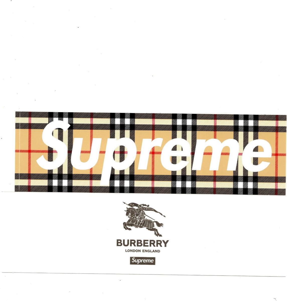 Supreme Playboy Louis Vuitton Box Logo Stickers