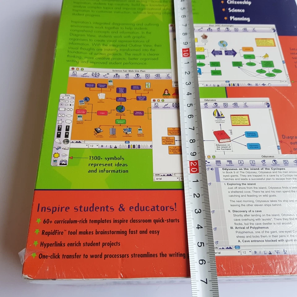 Inspiration 7 Personal PC MAC software CD brain storm organise ideas 2003 - Image 2 of 4