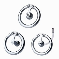 Sissy Slaves Inverted Chastity Cage Negative Lock Belt Solid Stainless Steel