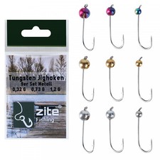 Tungsten Jigköpfe Metallic 9STK 0,3g-1,2g Pe...