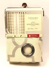 Sonoma Fret Window Panel Natural 50 x 108 inch