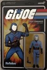 Super7 Reaction GI Joe Cobra Commander Action Figure