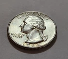 1964 Washington Quarter • Strong Luster 90% Silver • Circulated • X100