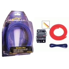Metra MLAK4-10 100 Amp Breaker 4GA Tinned Pure Copper 10 foot Marine Wiring K...