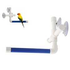 Portable Strong Bathing Plastic Parrot Perches Suction Cup Holder Shower Perch