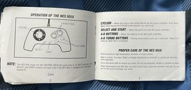 Nintendo NES MAX Controller Instruction MANUAL ONLY