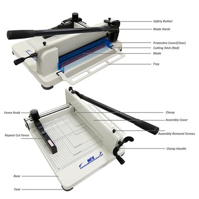 HFS(R) Heavy Duty Guillotine Paper Cutter - 12