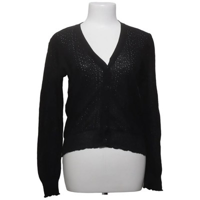 Staff, Strickjacke, Damen, Größe: M, Schwarz, Baumwolle, Einfarbig #GOH