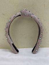 Lele Sadoughi One Size Lavender Rhinestone Crystal Headband