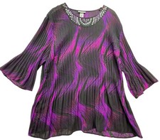 Maggie Barnes Catherines Women Pleated Tunic ...