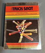 Trick Shot (Atari 2600, IMAGIC) Complete in Box - Missing white insert tray