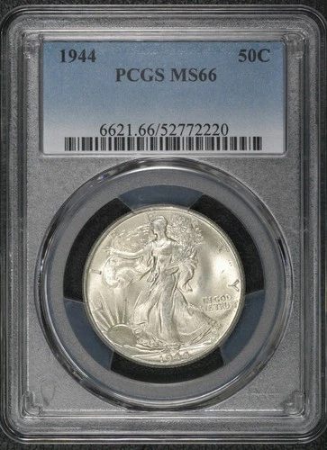 1944 Walking Liberty Half PCGS MS66