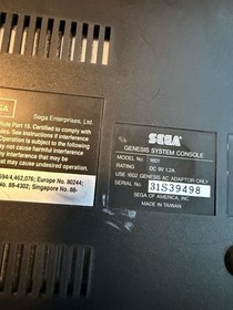 COMBO: Sega genesis console model 1601 & Sega cd model 1690 - SEE LISTING