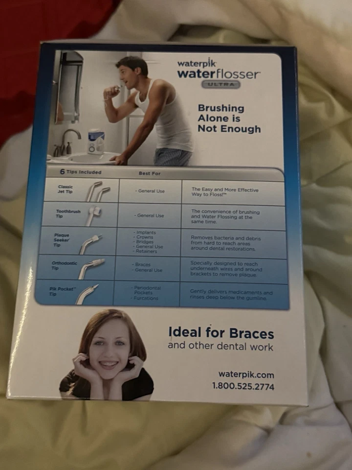 Waterpik Ultra Water Flosser ULTRA WP-100W Encías más saludables ¡¡Dientes más brillantes!!! Foto 2 de 3