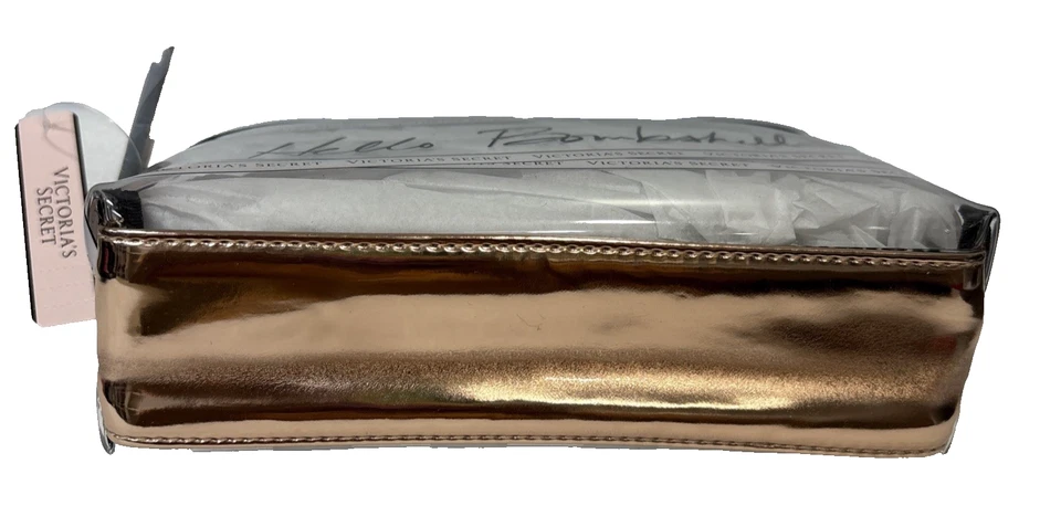 Victoria's Secret Hello Bombshell Bolso de Belleza Estuche de Maquillaje Cosmético VIAJE TRANSPARENTE Foto 3 de 4