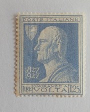 Regno 1927- Centenario Morte Volta- 1, 25 Lire MH*