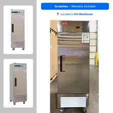 WESTLAKE 27" Commercial Upright Freezer 1 Door 23 Cu.ft Reach-In – Dents