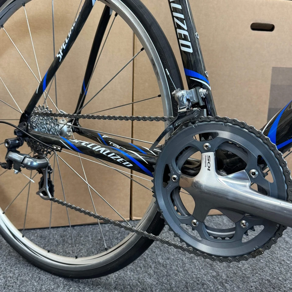 Bicicleta de carretera Specialized Tarmac Comp usada, fibra de carbono - 2008, 58 cm Foto 3 de 4