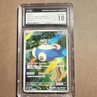 💥2023 Japanese Pokemon Card 151 Snorlax Art Rare Holo #181/165 CGC 10 Gem Mint