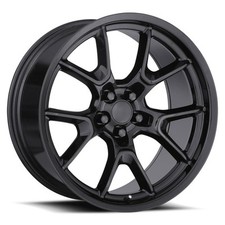 FR66F Dodge Anniversary OEM Replica Wheels Gloss Black 20X11 5X115 -2.5