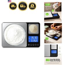 Digital Dual Platform Kitchen Scale, 33 lb La...