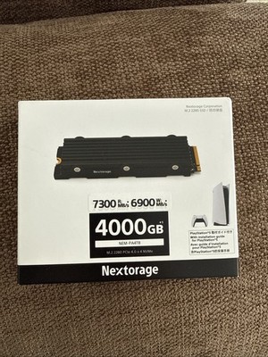 Nextorage Sony 4TB Solid State Drive SSD Playstation 5 PS5 Desktop PC M.2 2280