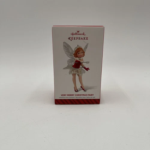 2014 Fairy Messengers "Very Merry Christmas Fairy" Limited Hallmark Ornament NIB