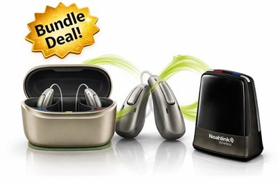 2 P hona k AudéoInfinio SphereULTRA Trial i90 RIC R + Noahlink Hearing Device