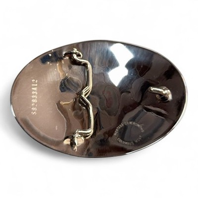 Vintage Montana Silversmith RMI Roundup Rodeo Belt Buckle Silver