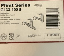 NIB - Pfister G133-10ss Stainless Faucet