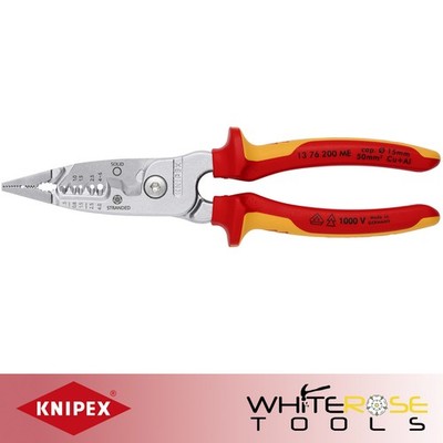 KNIPEX Abisolierzange 200 mm metrisch VDE isoliert 13 76 200 ME