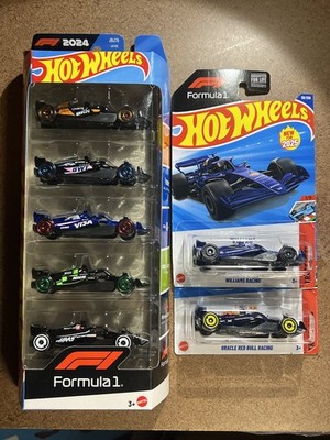 2025  Hot Wheels F1  Formula 5 Pack  Oracle Red Bull Williams Racing
