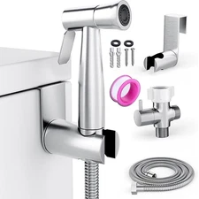 Bidet Sprayer for Toilet, Handheld Sprayer Kit,  Sprayer Set Stainless Steel