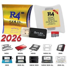 For 3D DSL XL/LL 2026 R4 SDHC Adapter Burning Card Game Memory Flashcard