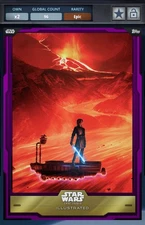 2025 ANAKIN SKYWALKER MUSTAFAR CONFRONTATION PURPLE CTI SWCT DIGITAL