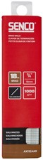 SENCO AX11EAAR 3/4" 18 Gauge Brad Nails Galvanized Finish 1,000 Count Pack