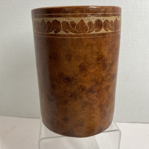 Vintage Pier One Redware Neoclassical Style Textured Pottery 7” Jar Vase - Picture 4 of 6