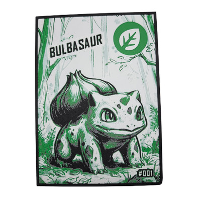 Pokemon Themed Bulbasaur 3D Printed Framed Art