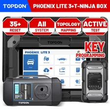 TOPDON Phoenix Lite 3 + T-Ninja Box Bidirectional OBD2 Scanner & Key Programmer