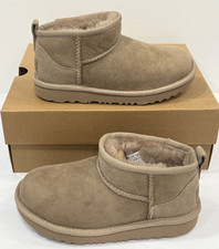 New UGG Kids Classic Ultra Mini Boots SZ 13 Kids 1130750K DUNE
