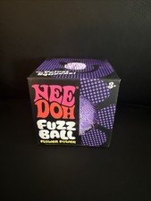 PURPLE Needoh FUZZ BALL Flower Power Nee Doh Squish Stress Ball NEE-DOH Fuzzball