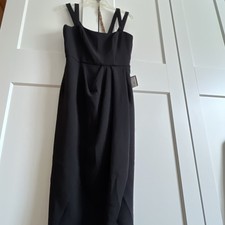 $189 Xscape Scuba Crepe Sweetheart Gown Color Black New with Tag Size 10
