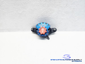 06-25 YAMAHA YZF R6 GPR V4 Steering Damper Stabilizer Blue Red Dial *Read